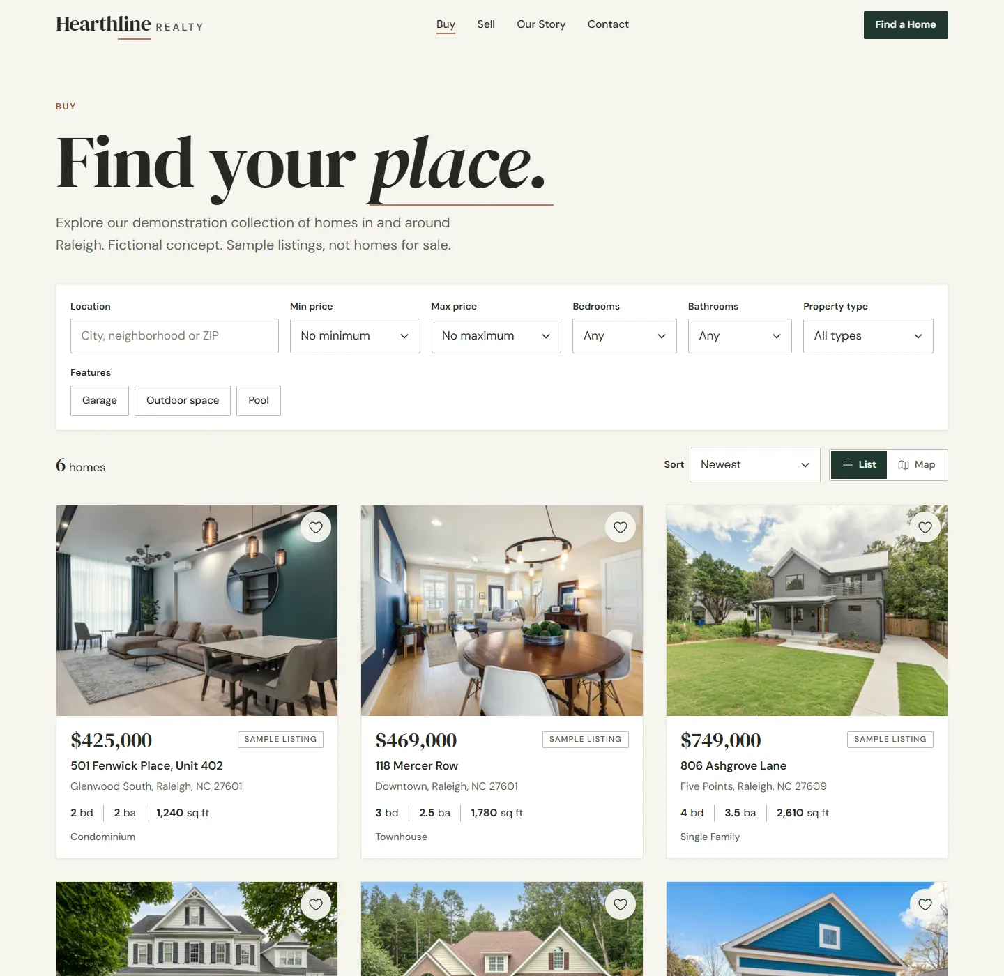 Hearthline Realty screenshot 2 of 6